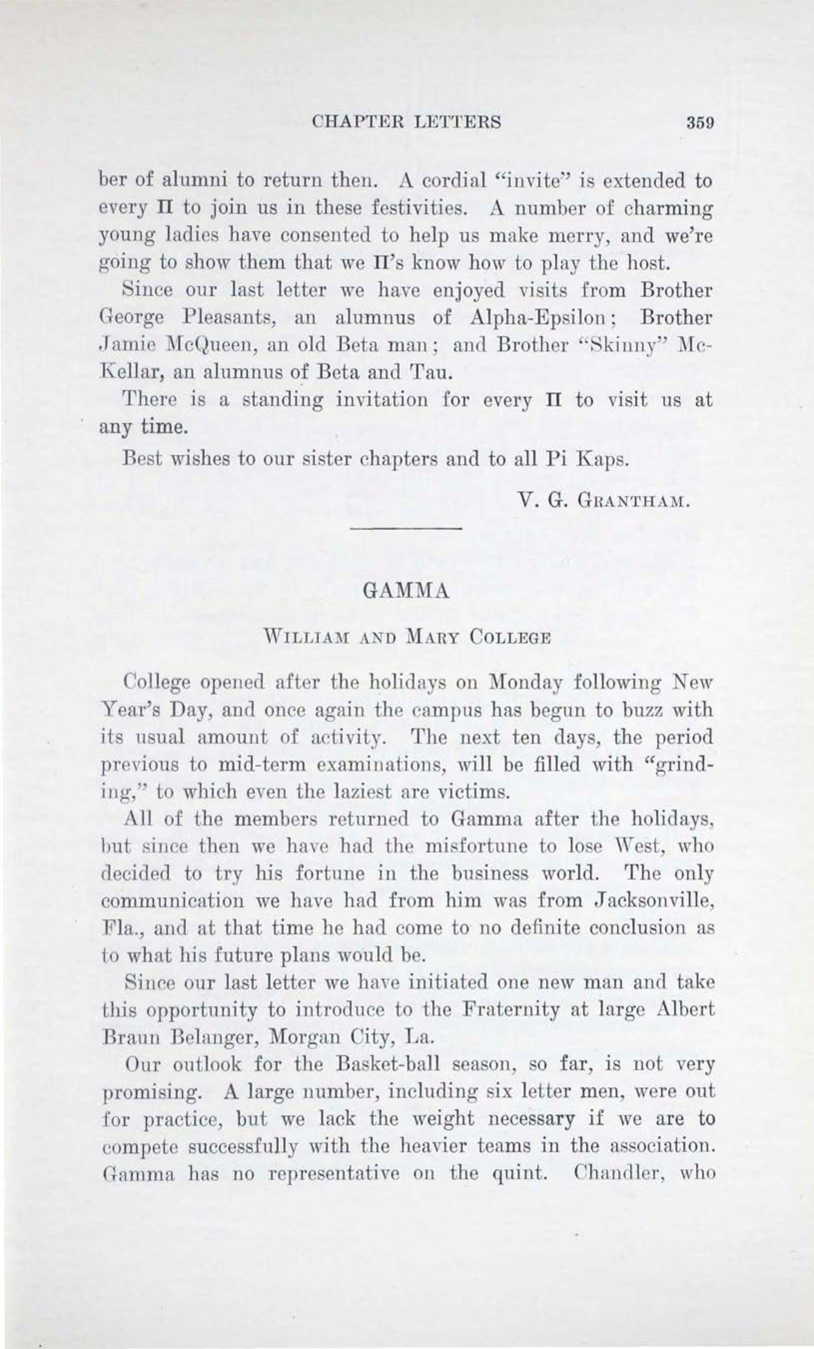 Gamma, February 1920